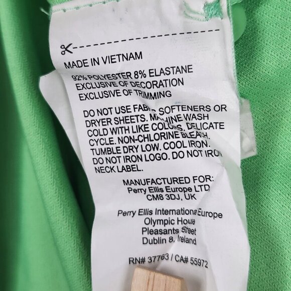 Callaway Swing Tech Golf Polo Men's XXL Opti Dri Neon Green Athleisure Shirt - Picture 6 of 7